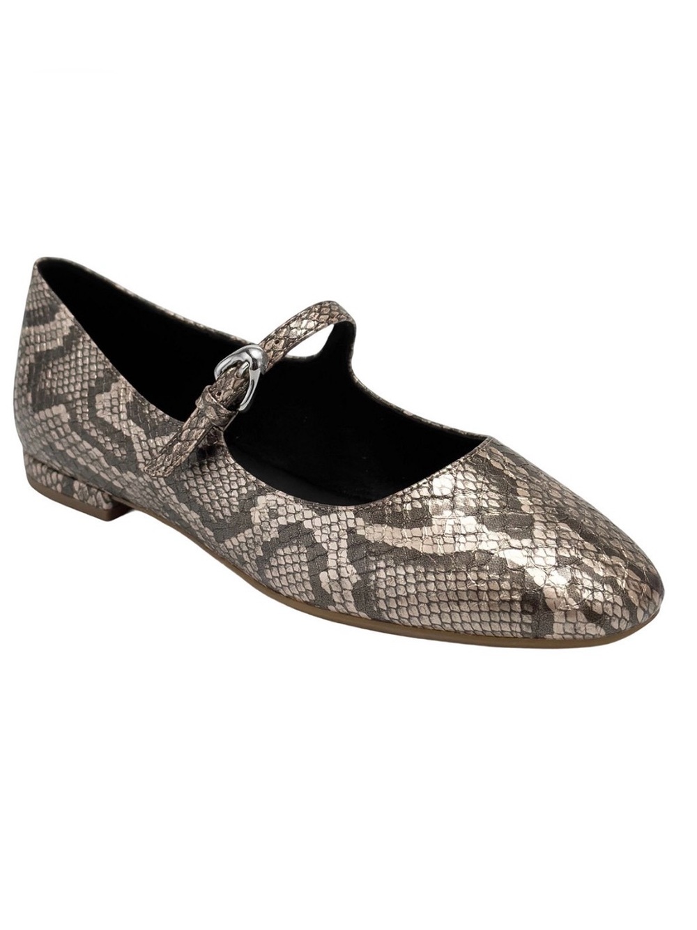 Aerosols Snake-Print Mary Jane Flats